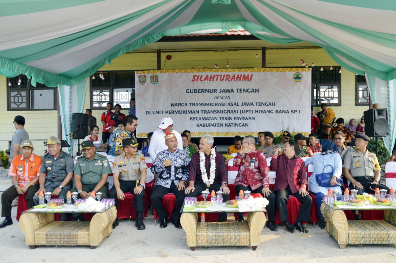 Gubernur Jawa Tengah Kunjungi Warganya di Kabupaten Katingan
