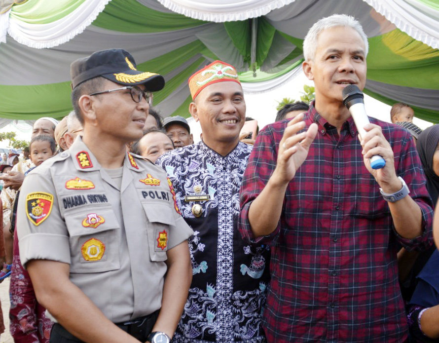Gubernur Jawa Tengah Kunjungi Warganya di Kabupaten Katingan