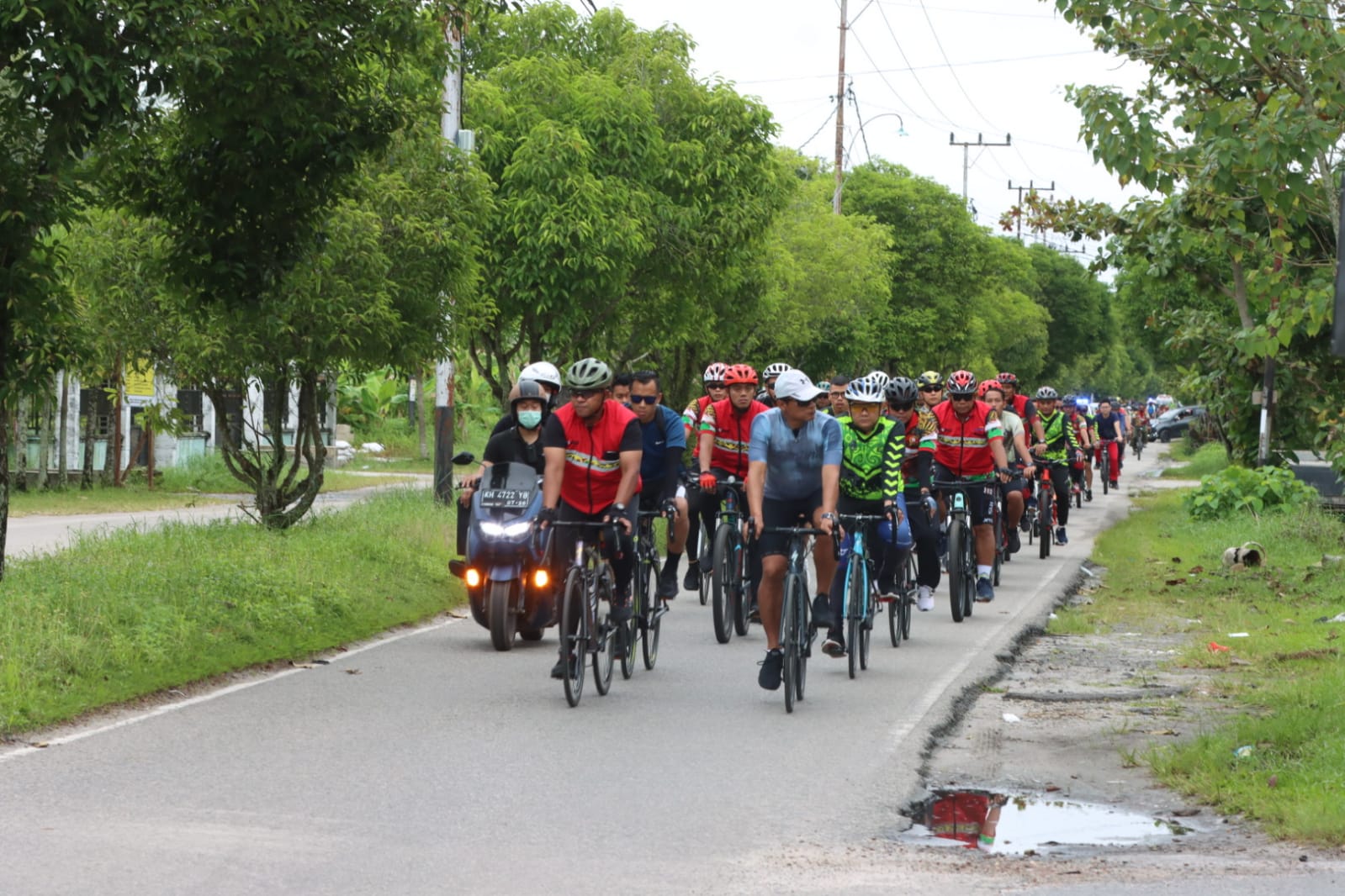 Jaga Imunitas Dan Perkuat Soliditas, Kapolda Kalteng Gowes Bersama Forkopimda