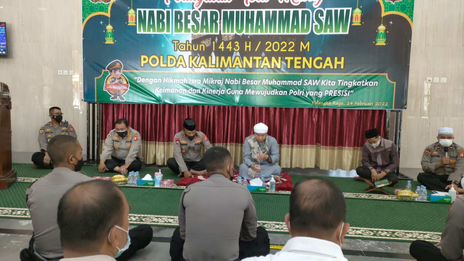 Peringati Isra Miraj 1443 H, Polda Kalteng Bertekad Tingkatkan Keimanan dan Kinerja