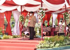 Wagub Pimpin Apel Peringatan Hari Pramuka ke-61 Tingkat Provinsi Kalteng