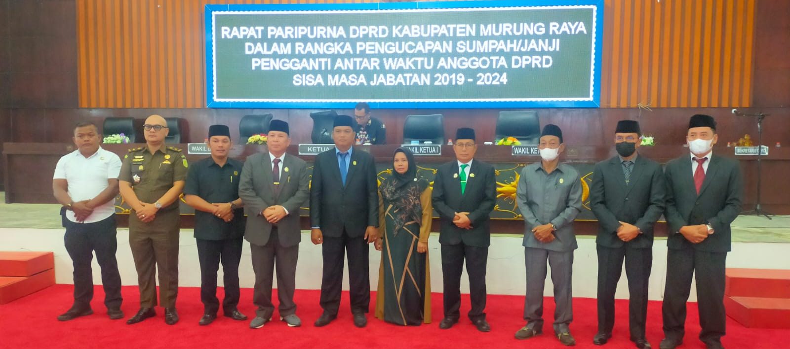 DPRD Mura Laksanakan Agenda Pengucapan Sumpah/Janji PAW Anggota DPRD Mura