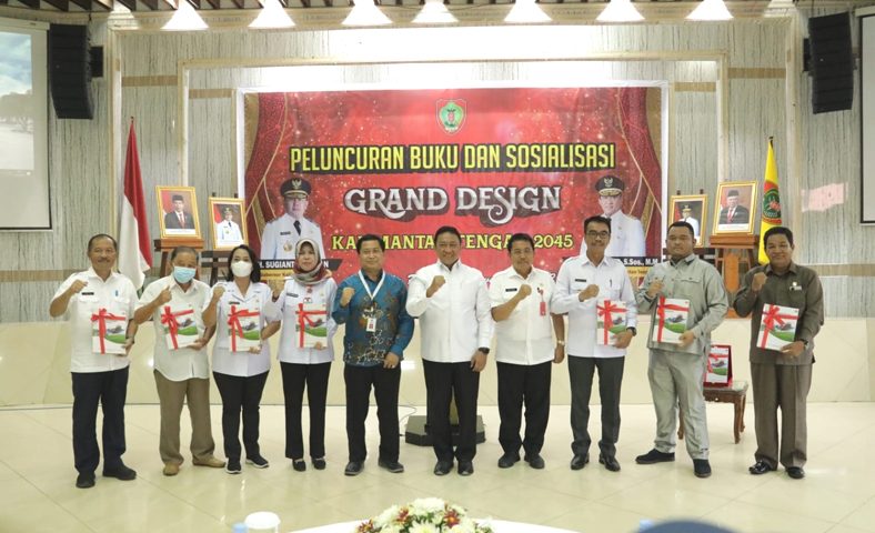 Wagub Kalteng Luncurkan Buku Grand Design Kalimantan Tengah 2045