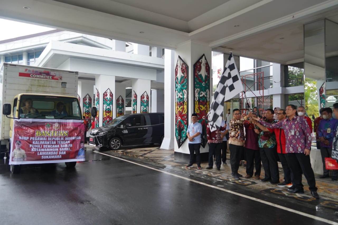 DPP Korpri Berikan Bantuan Sosial untuk Korban Banjir di Kalteng