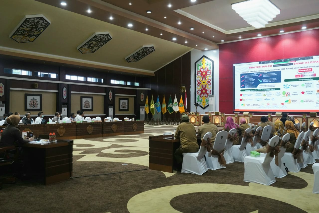 Wagub Ikuti Rakor Pengendalian Inflasi di Daerah Secara Virtual