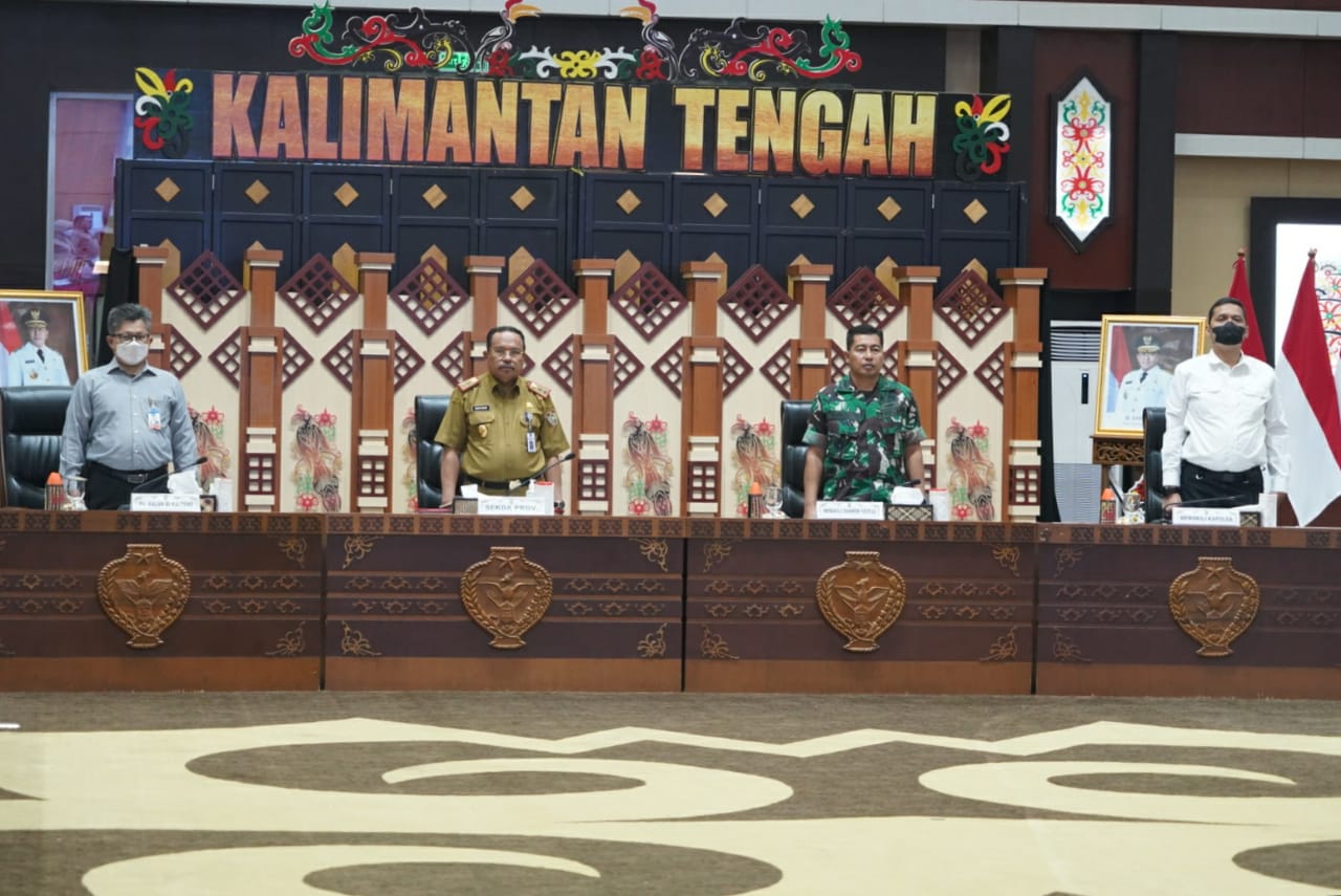 Sekda Ikuti Rakor Pengendalian Inflasi Daerah Secara Virtual