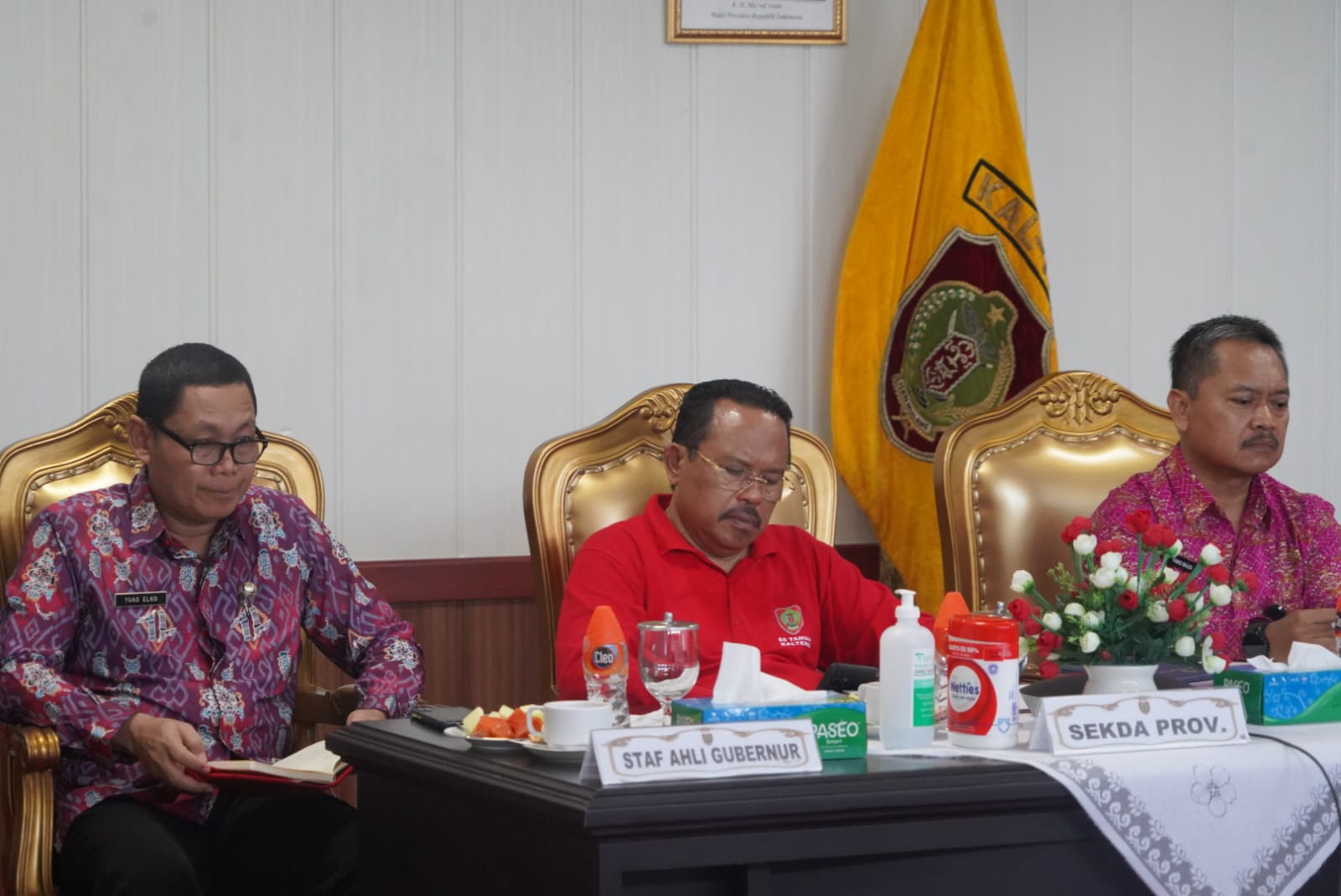 Sekda Kalteng Hadiri Rakor Persiapan Upah Minimum 2023 secara Virtual