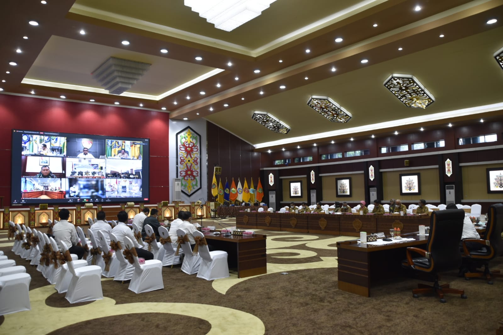 Sekda Kalteng Ikuti Rakor Pengendalian Inflasi di Daerah