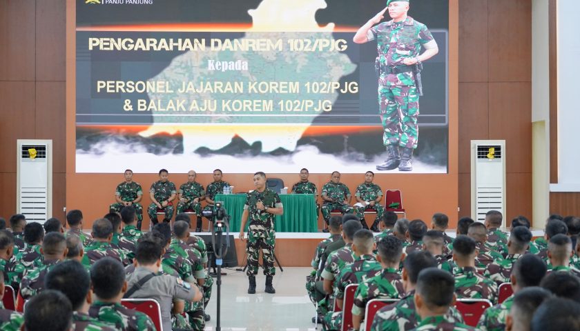 Danrem 102/Pjg Tekankan Netralitas TNI pada Pemilu 2024