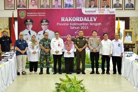 Asisten Setda Buka Rakordalev Tahun 2023 dan Rakorpem Tahun 2024