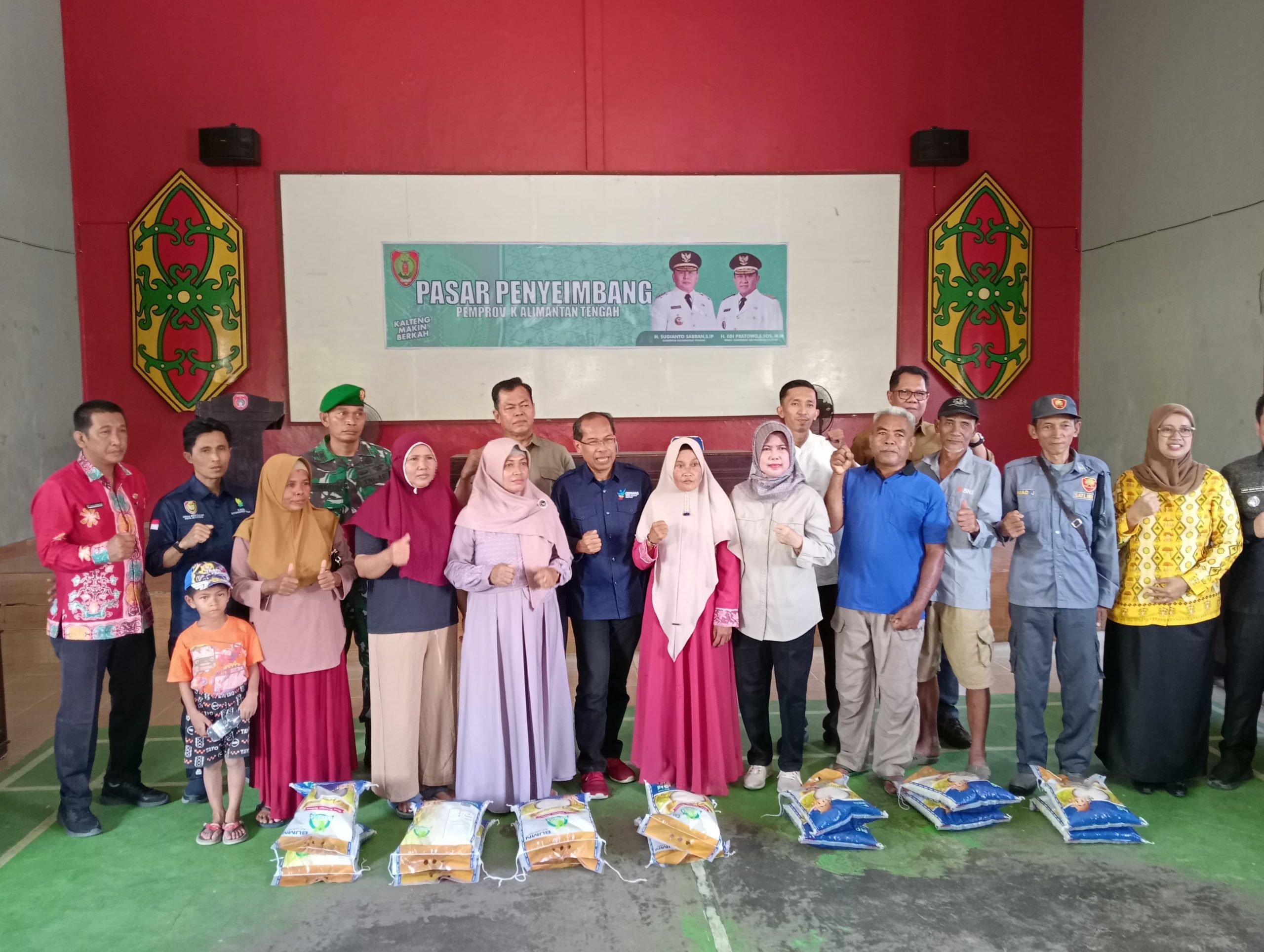 Pasar Murah Berbagi Berkah Pemprov Kalteng Digelar di Tiga Kecamatan di Kabupaten Kobar