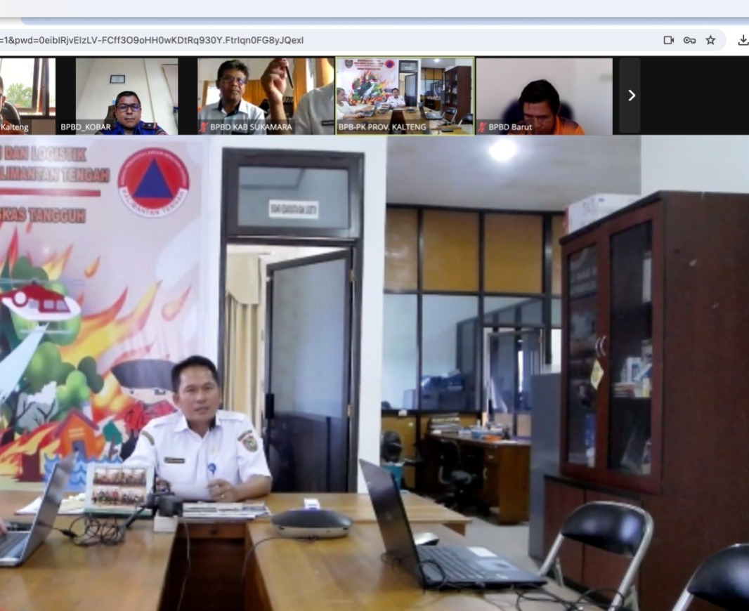 BPBPK Kalteng Gelar Rapat Kesiapsiagaan Penanganan Banjir Selama Libur Lebaran