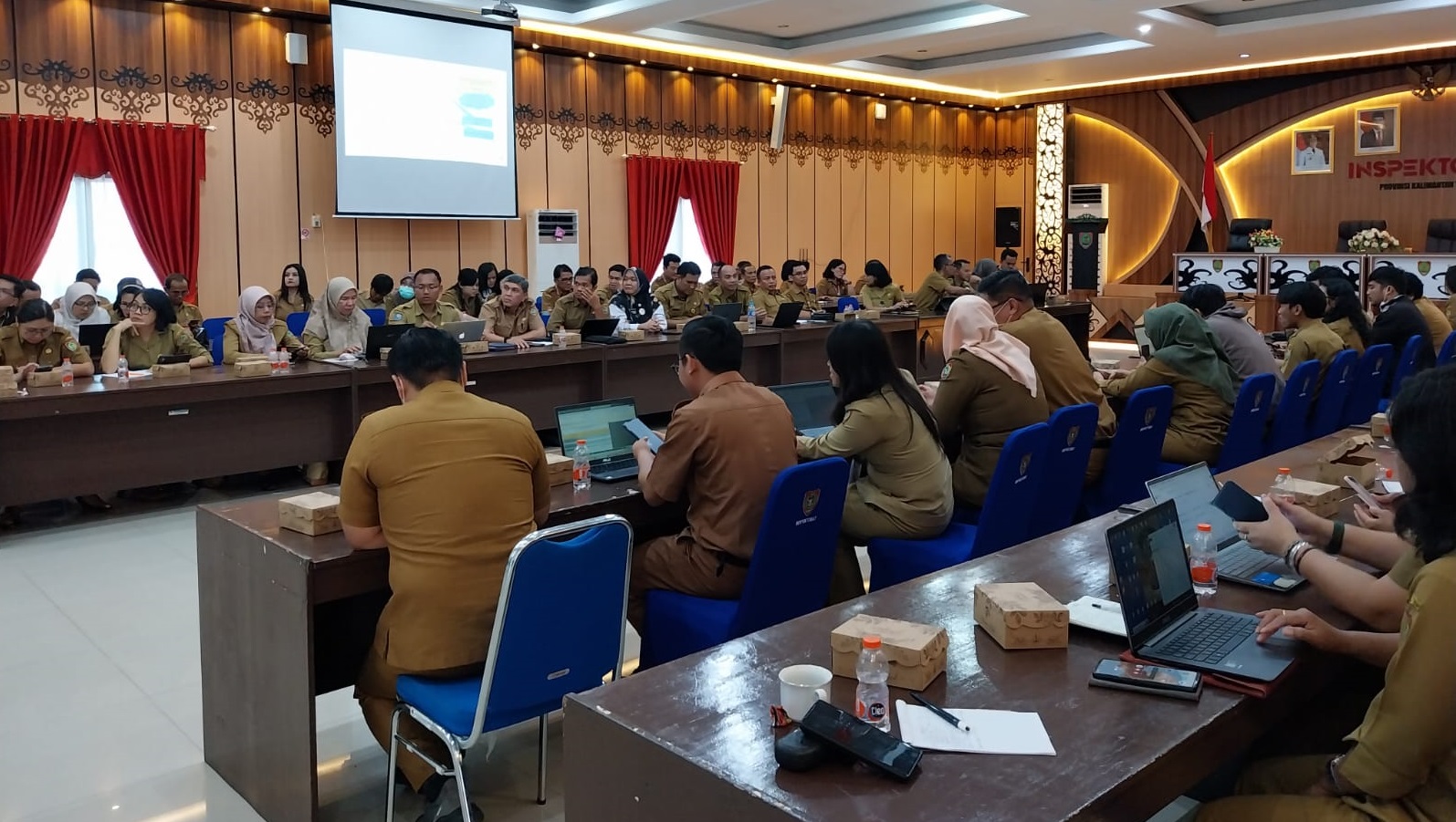 Inspektorat Daerah Kalteng Lakukan Pendampingan Penyusunan Risk Register bagi Perangkat Daerah