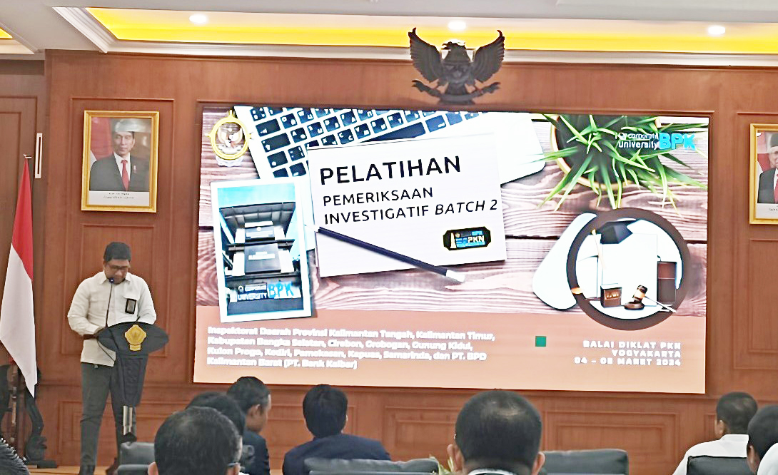 Inspektorat Daerah Prov Kalteng Kirimkan Lima Orang APIP Ikuti Diklat Pemeriksaan Investigatif