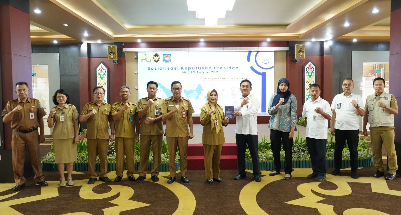 Asisten Ekbang Setda Kalteng Buka Acara Sosialisasi Keputusan Presiden Nomor 23 Tahun 2023 tentang DSDAN
