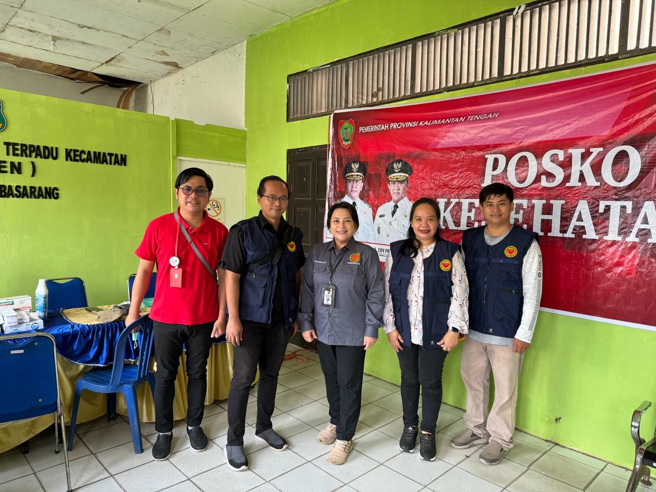 Bertepatan dengan Pelaksanaan Pasar Murah, RSJ Kalawa Atei Buka Posko Kesehatan di Kecamatan Basarang