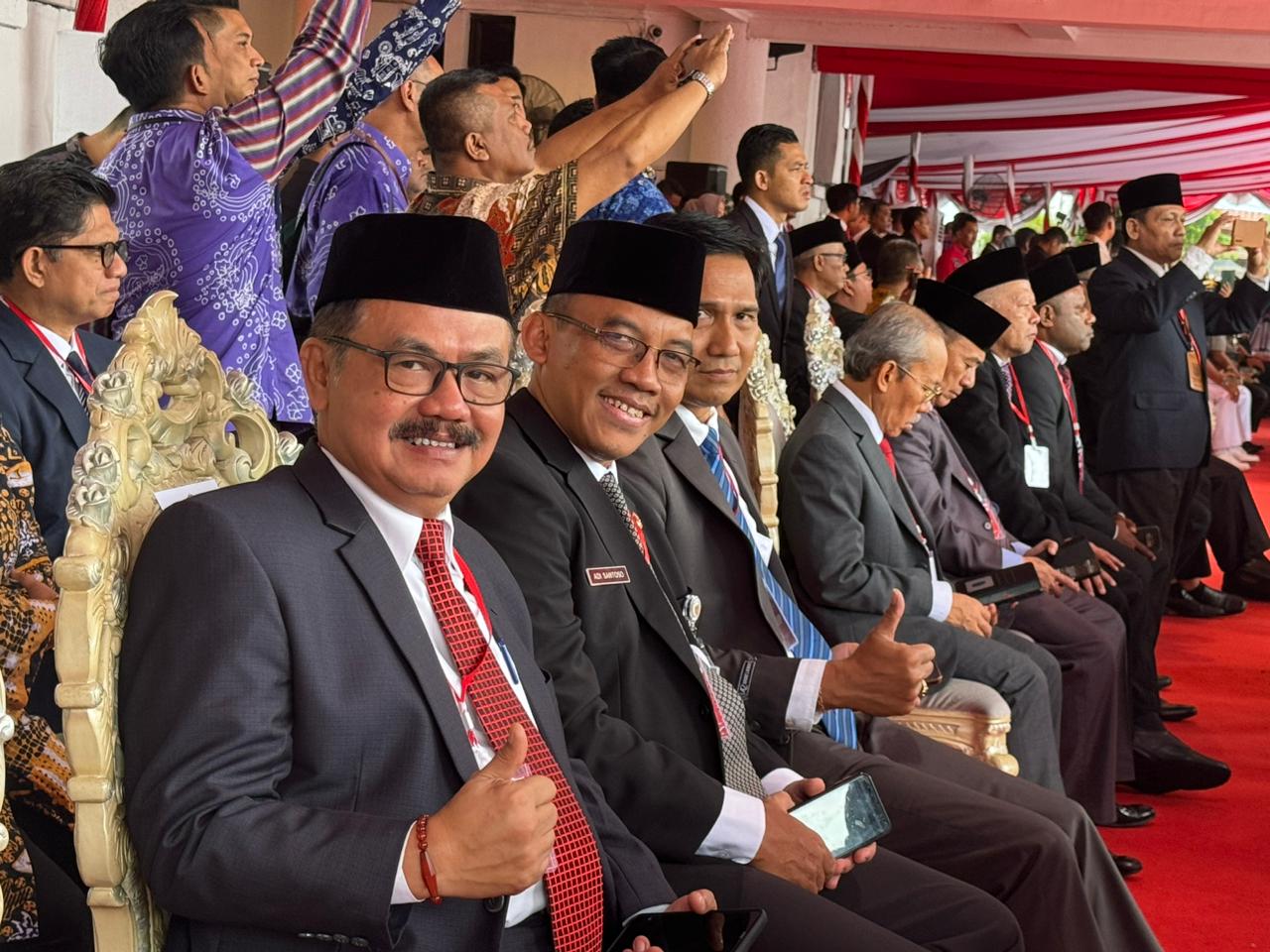 Plh Asisten Pemkesra Setda Kalteng Hadiri Puncak Peringatan Hari Otda XXVIII di Surabaya