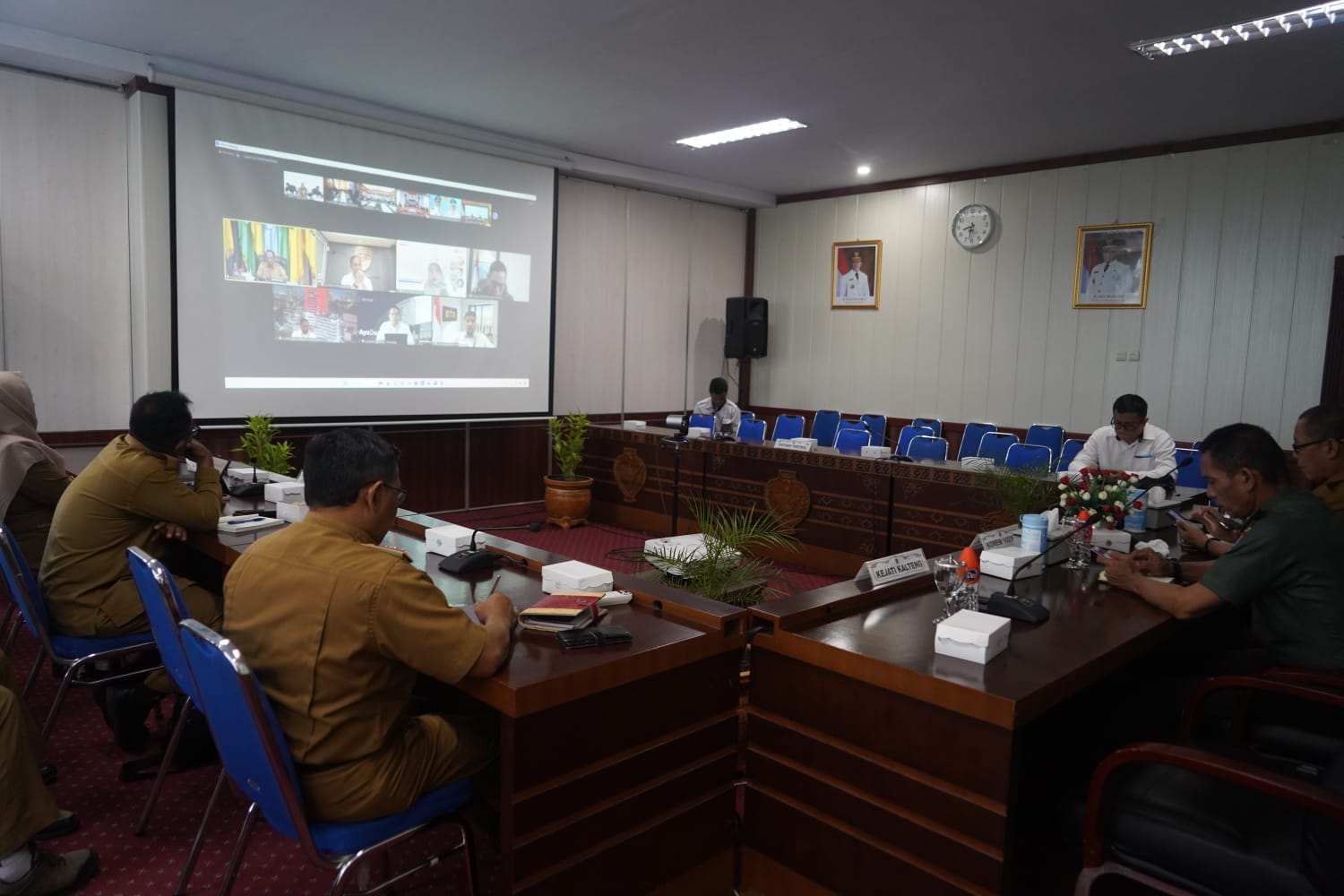 Sahli Yuas Elko Hadiri Rakor Inflasi Daerah Bersama Mendagri Secara Virtual