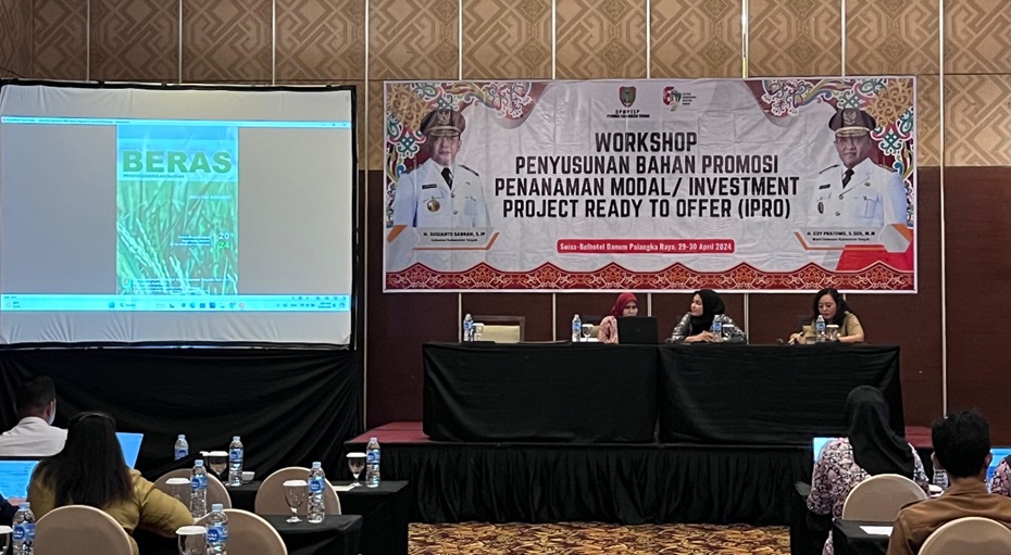 DPMPTSP Prov Kalteng Laksanakan Workshop Penyusunan Bahan Promosi Penanaman Modal / IPRO
