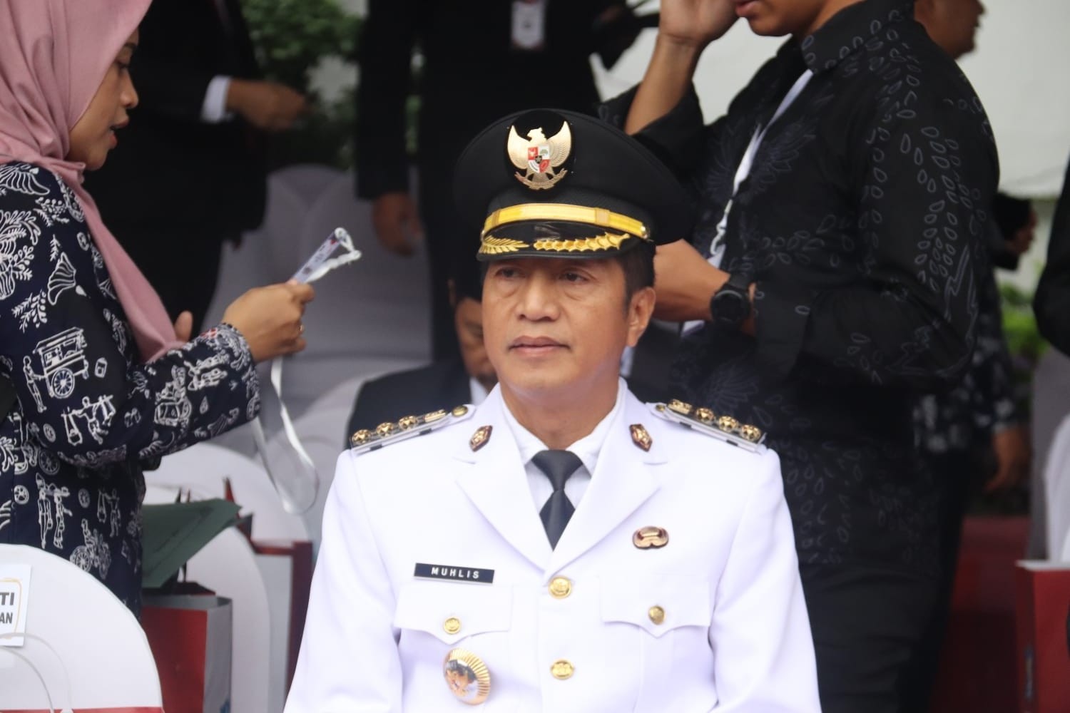 Pj Bupati Barito Utara Ikuti Upacara Peringatan Hari Otonomi Daerah XXVIII Tahun 2024