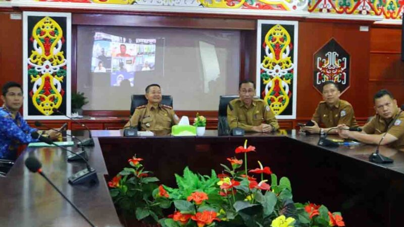 Pemkab Mura Ikut Rakor Pengendalian Inflasi Daerah Secara Virtual