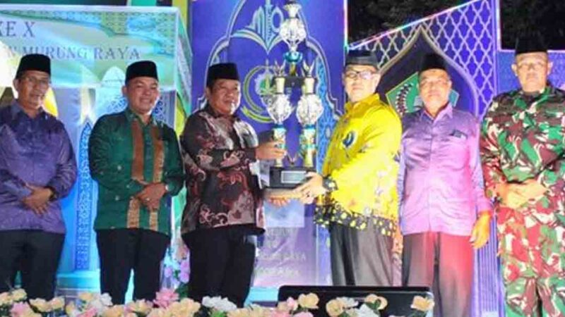 Kecamatan Murung Raih Juara Umum Pertama MTQ Ke-X