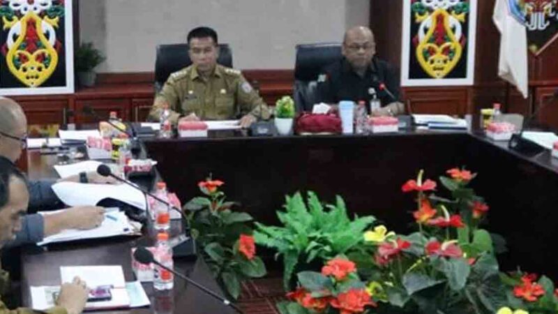 Pemkab Mura Bersama Kementan Gelar Rapat Pengembangan Padi Gogo