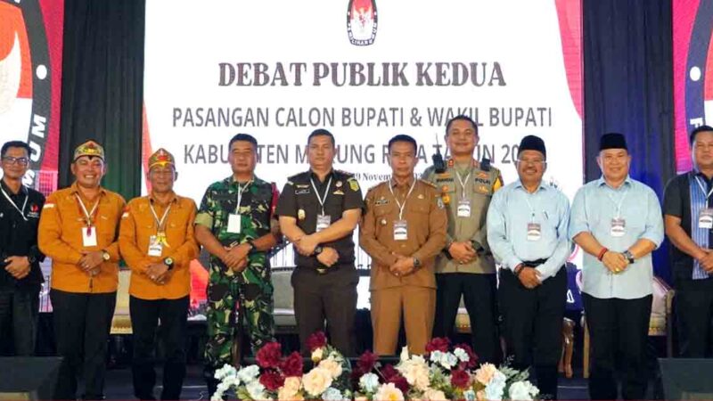 KPU Gelar Debat Publik Kedua Calon Bupati dan Calon Wakil Bupati Mura