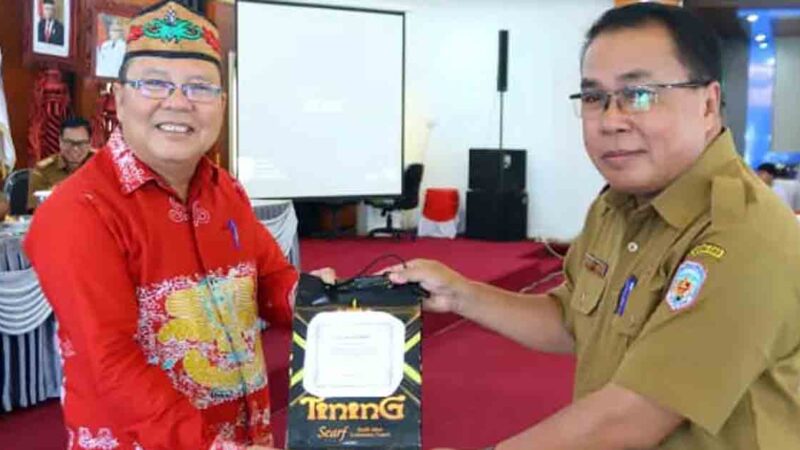 Pelepasan Purna Tugas Kadiskominfo SP Mura