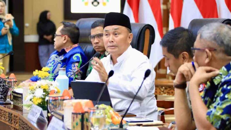 Gubernur Pimpin Rakor Tindak Lanjut Kunker Wapres RI