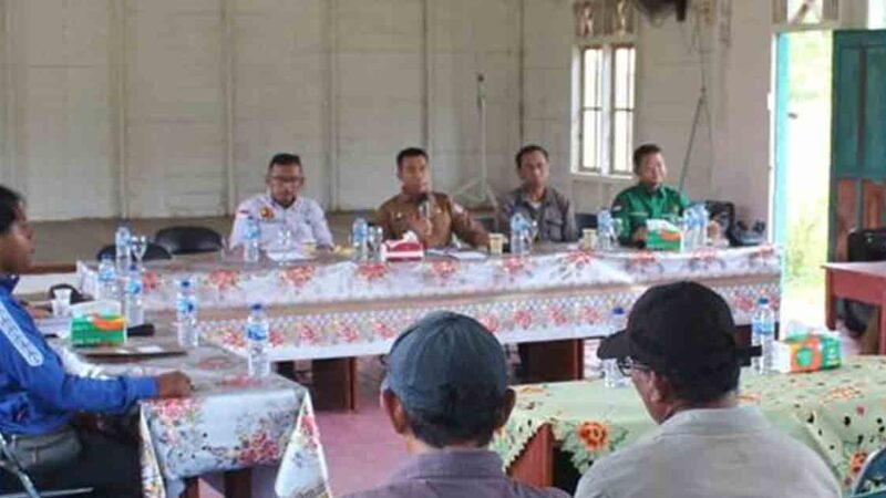 Terkait Lisdes, Pj Bupati Mura Kunker ke Desa Hingan Tokung