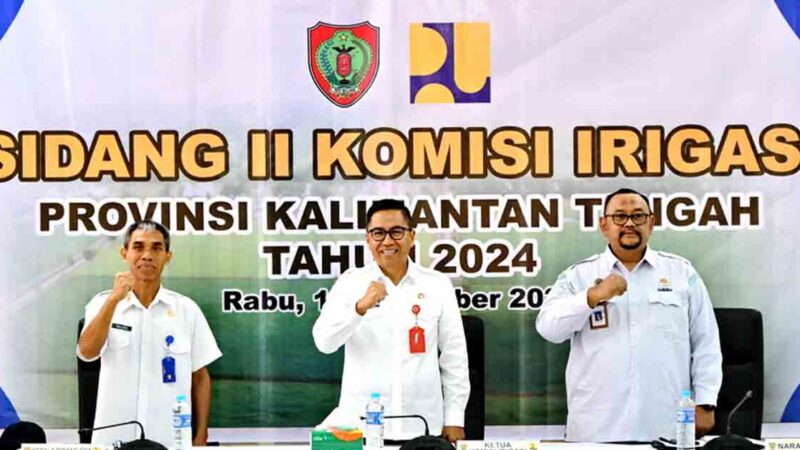 Bappedalitbang Selenggarakan Sidang II Komisi Irigasi Prov Kalteng Tahun 2024