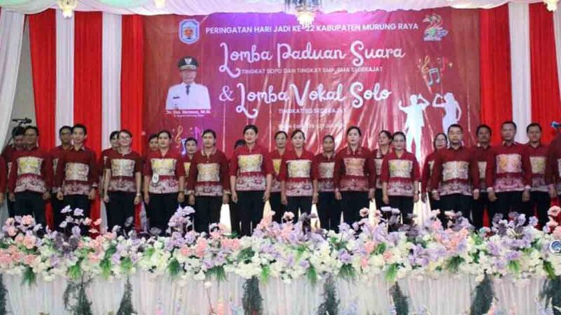 Sambut Hari Jadi ke 22, Pemkab Mura Gelar Lomba Paduan Suara
