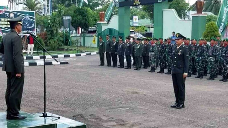 Wakili Pj Bupati, Kepala BKPSDM Mura Hadiri Upacara HUT ke-79 TNI
