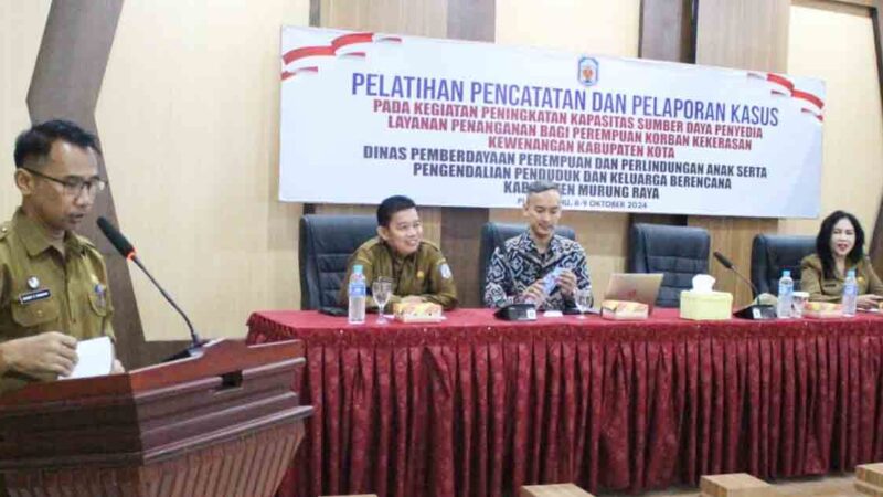 DP3ADALDUKKB  Mura Gelar Pelatihan Pencatatan dan Pelaporan Kasus Korban Kekerasan