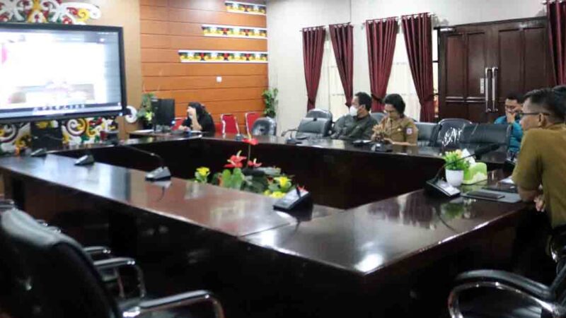 Pemkab Mura Ikuti Zoom Meeting Asistensi Pendanaan Pengamanan Pilkada