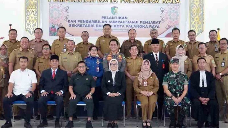 Hadiri Pelantikan Pj Sekda, Ketua DPRD Palangka Raya Sampaikan Pentingnya Koordinasi yang Solid