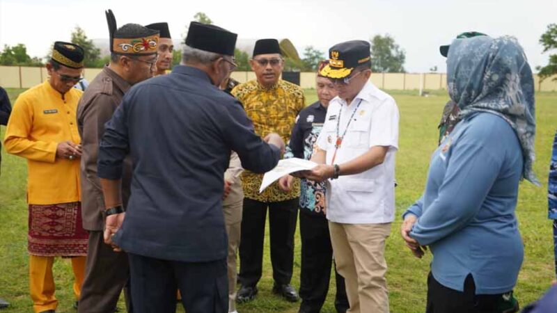 Gubernur Kalteng Tinjau Sapras Sport Center Pangeran Ratu Alamsyah