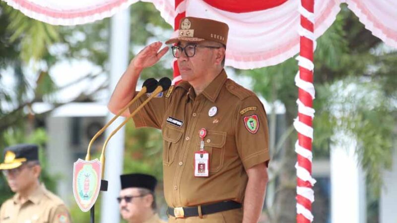 Plt Sekda Pimpin Upacara Peringatan Hari Lahir Pancasila