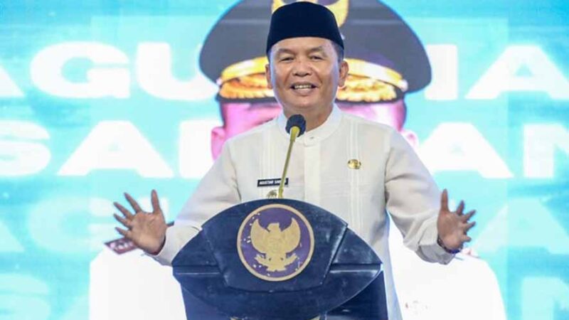 Gubernur Agustiar Sabran Buka Rakerwil Diklatsar BKPRMI Prov Kalteng Tahun 2025