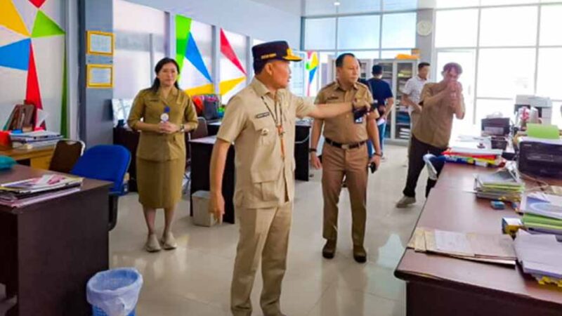 Gubernur Agustiar Sabran Sidak DPMPTSP Kalteng