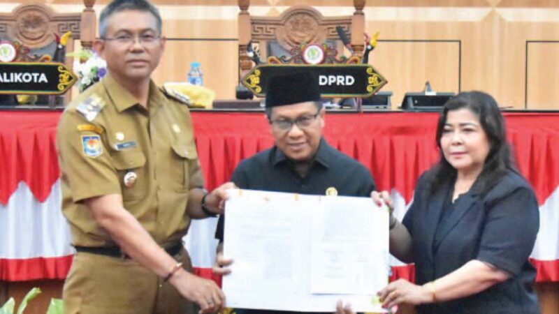 DPRD Gelar Rapur Penyampaian Hasil Pembahasan Evaluasi Gubernur Kalteng Terhadap Raperda Kota Palangka Raya