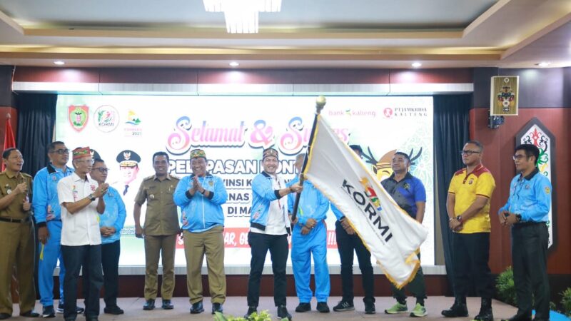 Lepas Kontingen KORMI Kalteng Ikuti FORNAS VIII di NTB, Wagub Edy Pratowo Berpesan Jaga Kekompakan dan Nama Baik Daerah