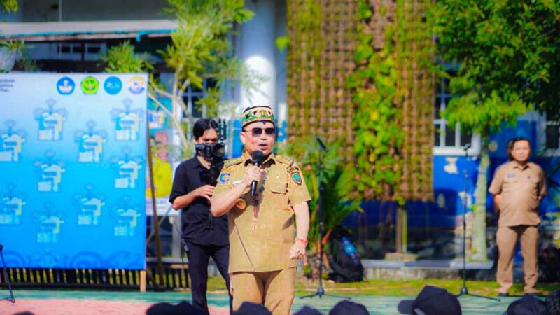 Gubernur Agustiar Sabran Buka Upacara Penyambutan Mahasiswa Baru UPR