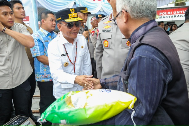 Gubernur Kalteng Hadiri Kick Off dan Launching GPM POLRI