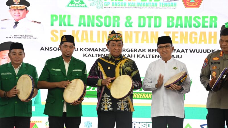 Wagub Edy Pratowo Buka Acara PKL dan DTD GP Ansor se-Kalteng