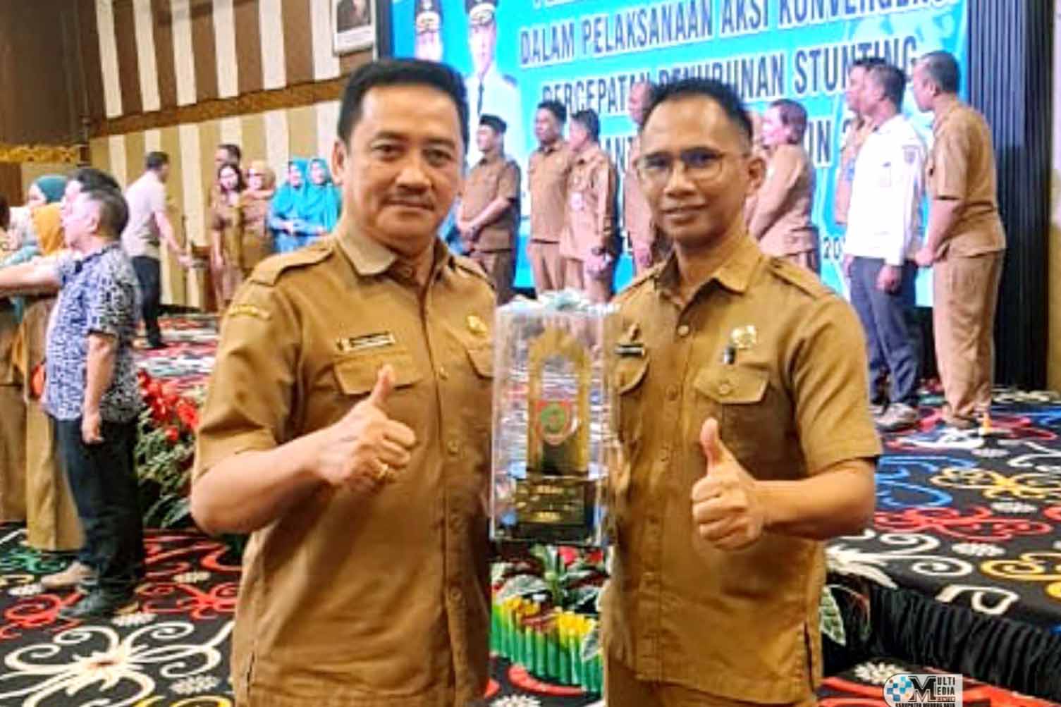 Pemkab Murung Raya Raih Penghargaan Kabupaten Terkolaboratif dalam Penurunan Stunting