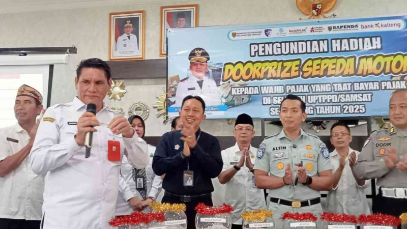 Taat Bayar Pajak Kendaraan Bermotor, BAPENDA Kalteng Siapkan Doorprize 15 Unit Sepeda Motor