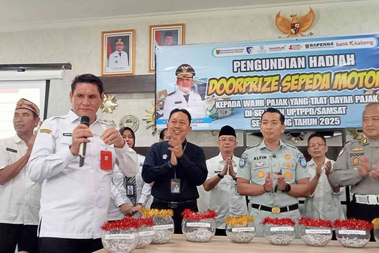 Taat Bayar Pajak Kendaraan Bermotor, BAPENDA Kalteng Siapkan Doorprize 15 Unit Sepeda Motor