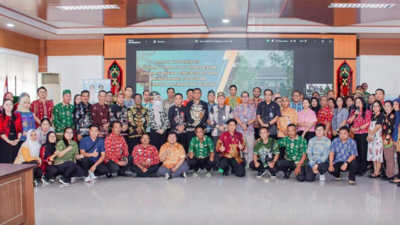 Rakor Internal Dinas ESDM Kalteng Dalam Upaya Perkuat Sinergi Dukung Program Prioritas Gubernur